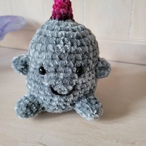 Crochet Velvet Dinosaur Amigurumi